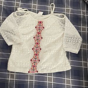 Girls net top size 5-6 years
